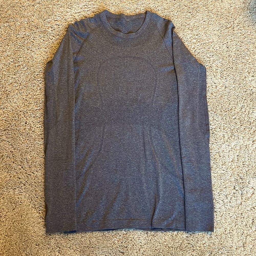 lululemon swiftly tech long sleeve shirt , 2.0 , grey